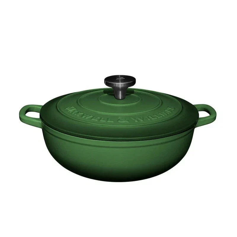 Casseruola Ghisa D26cm 5.4kg Verde Maxwell & Williams Cast Iron