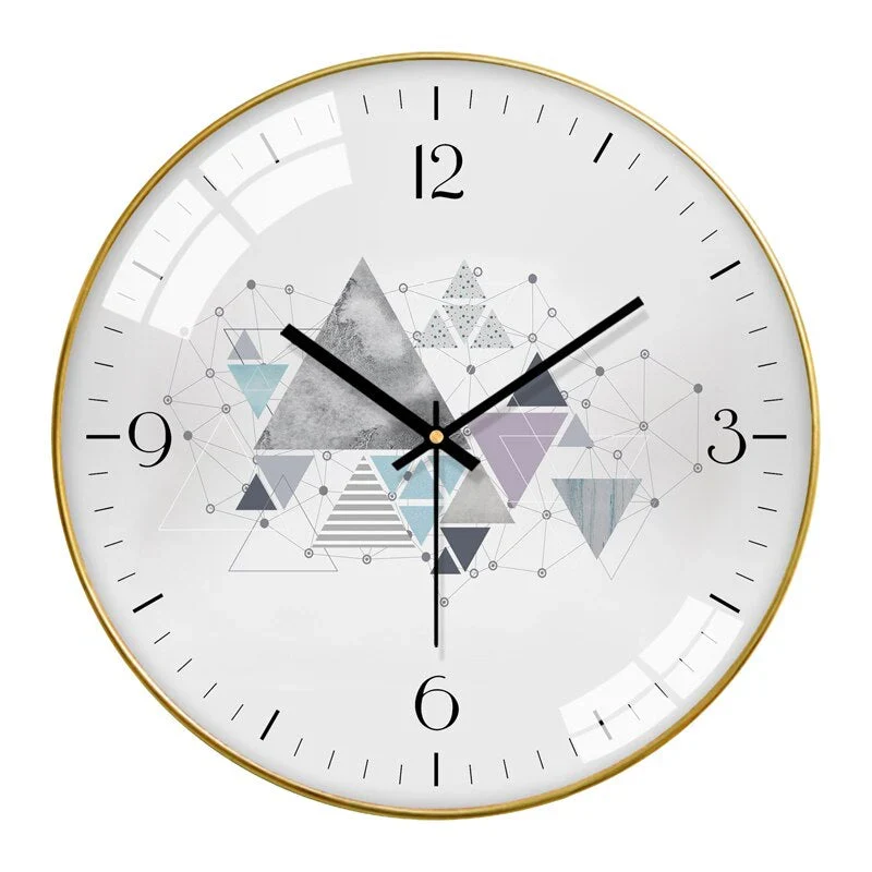 NordicTime – Minimalistisk skandinavisk vægur med lydløs mekanik til moderne hjem