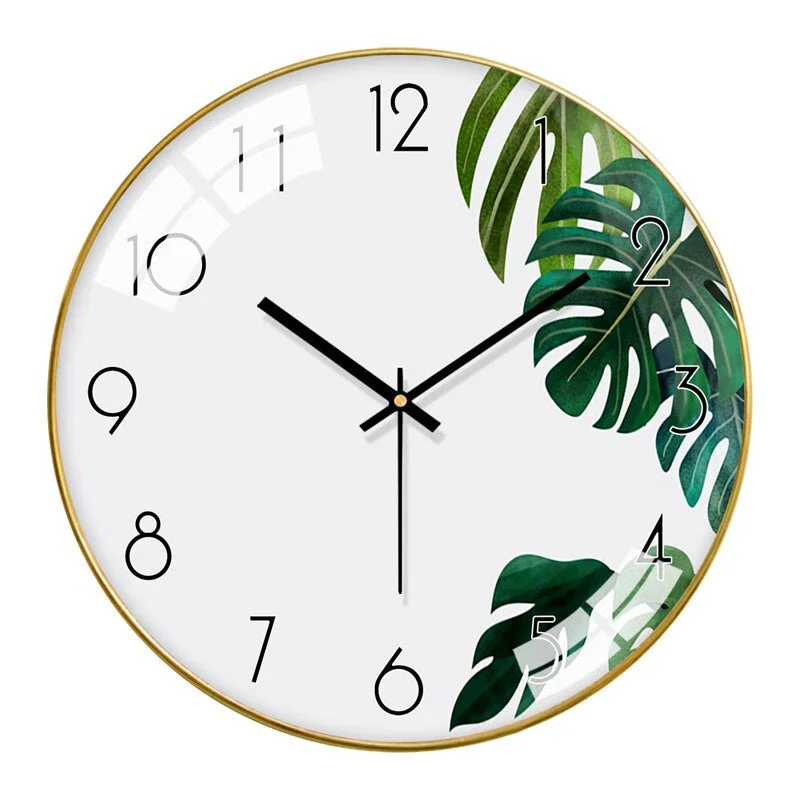 NordicTime – Minimalistisk skandinavisk vægur med lydløs mekanik til moderne hjem
