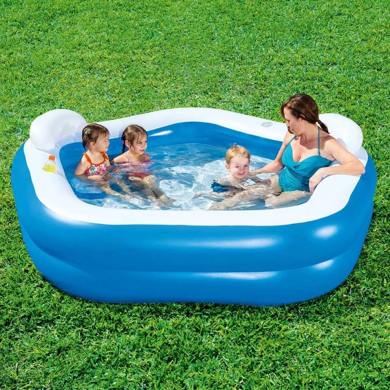 Bestway vijfhoekig familiezwembad 213cm x 207cm x 69cm