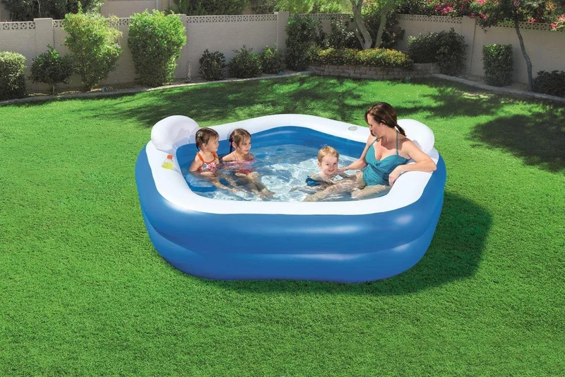 Bestway vijfhoekig familiezwembad 213cm x 207cm x 69cm