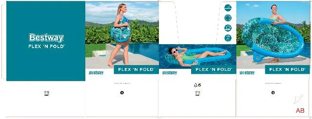 Bestway flex lounge drijvend 171cm x 94cm
