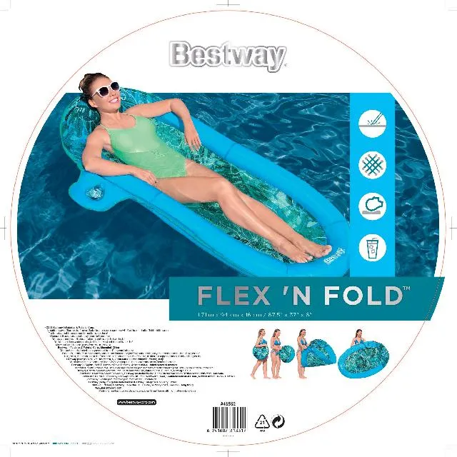 Bestway flex lounge drijvend 171cm x 94cm