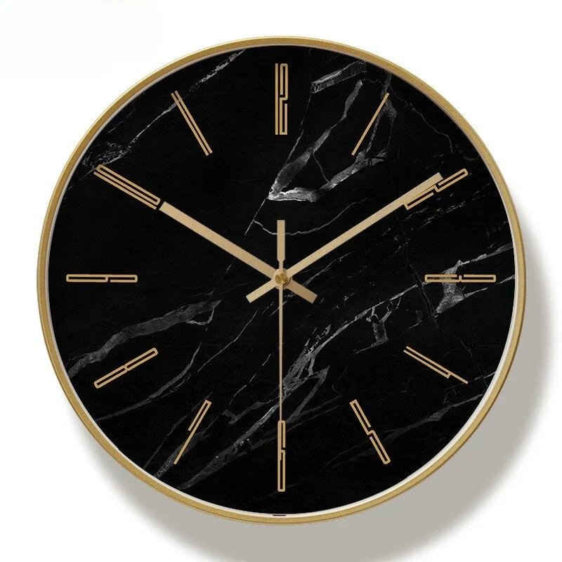 TimeClear – Kunstnerisk vægur med marmorinspireret finish