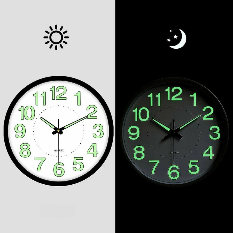 LumoTime - LED-vægur med natdisplay til moderne interiør