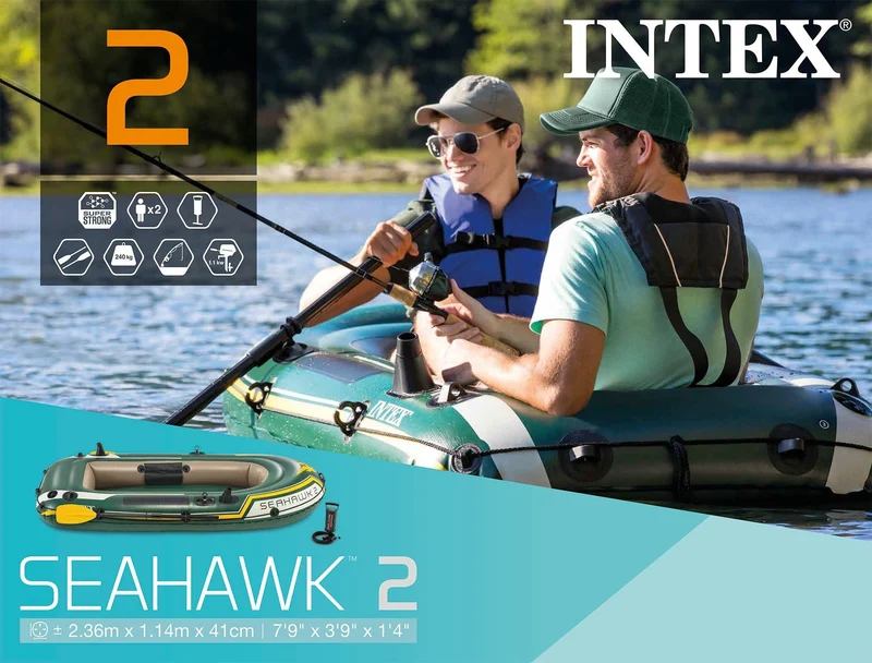 Intex Seahawk 2 opblaasboot set