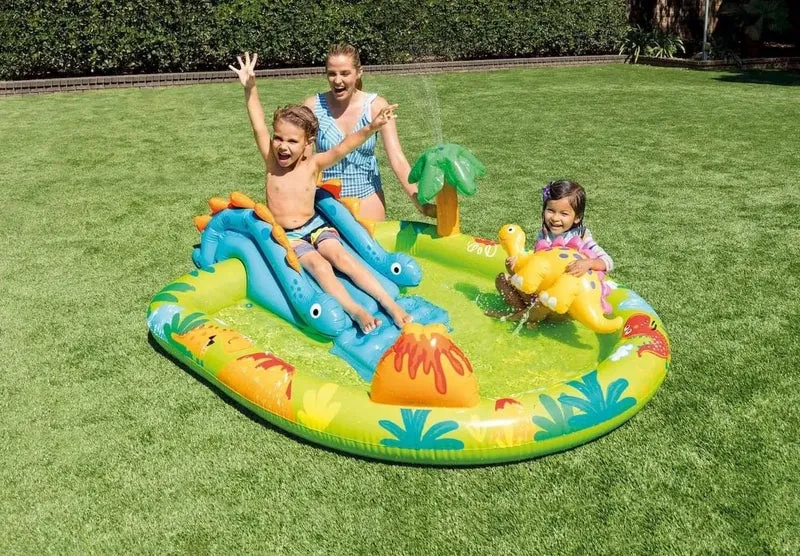 Intex Little Dino zwembad speelcentrum - 191cm x 152cm x 58cm