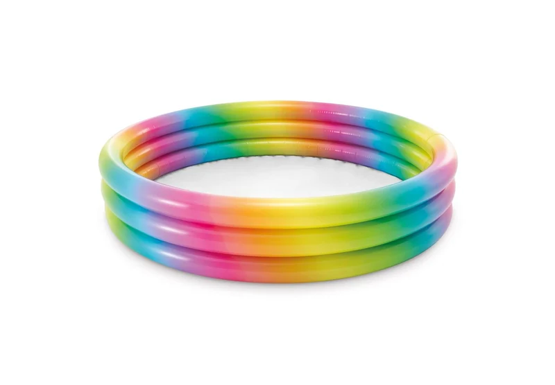 Intex opblaasbaar zwembad regenboog 147cm x 33cm