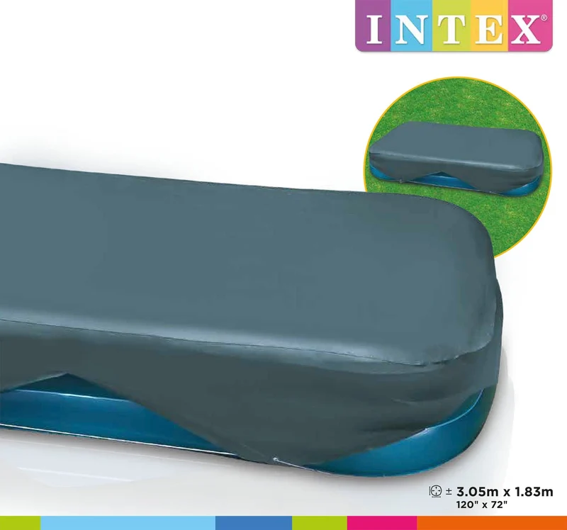 Intex rechthoekig afdekzeil zwembad 305 cm x 183 cm