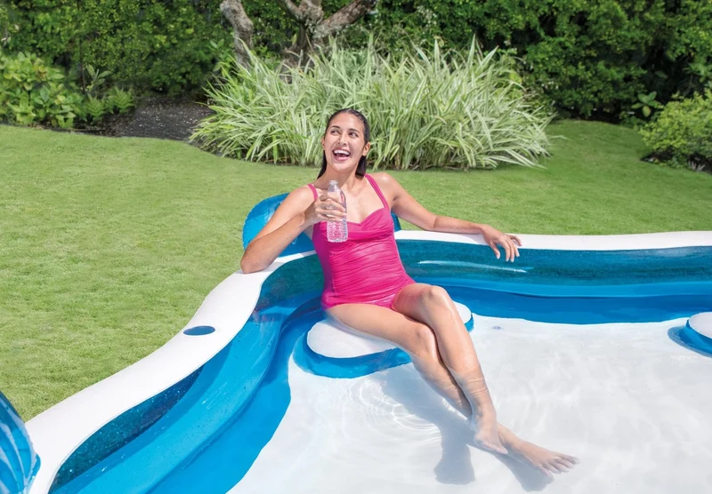 Intex Swim Center Family Pool zwembad vierkant 229 cm x 229 cm x 66 cm