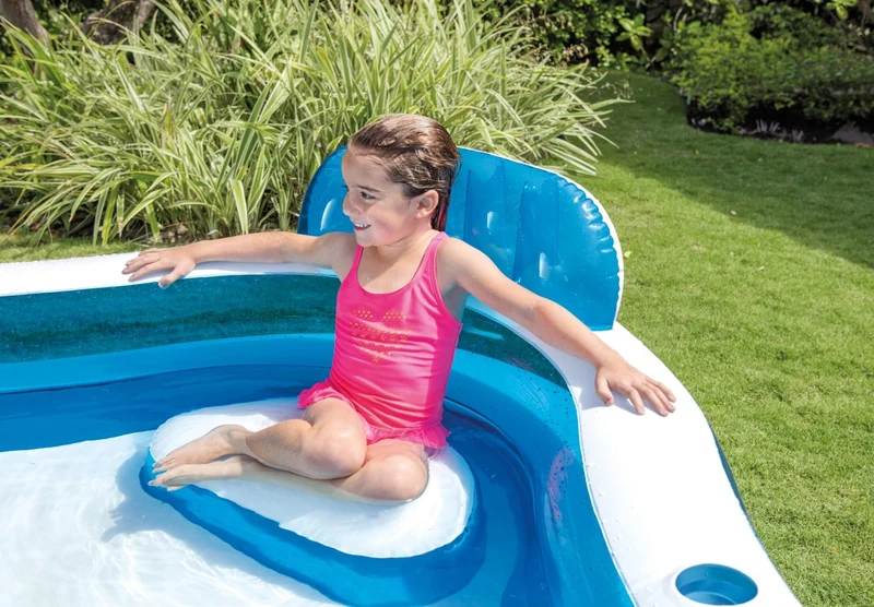 Intex Swim Center Family Pool zwembad vierkant 229 cm x 229 cm x 66 cm