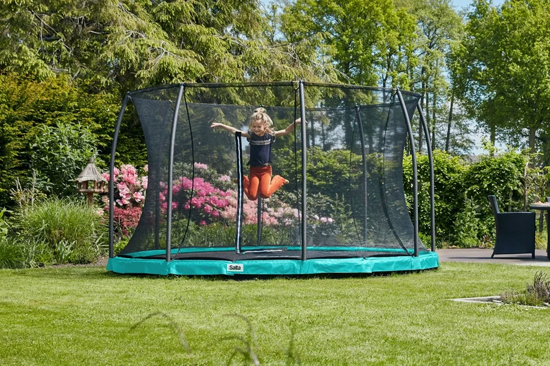 Salta Comfort Edition Ground Trampoline met Veiligheidsnet - 183 cm - Groen
