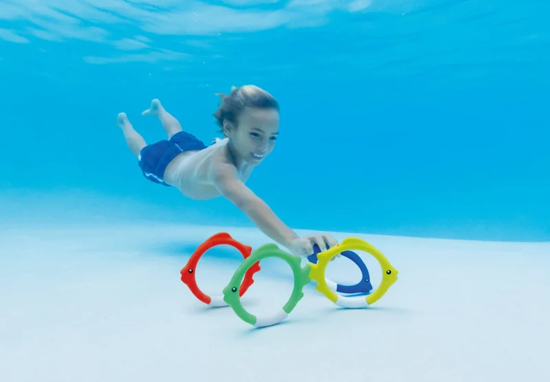 Onderwaterspeelset Intex fish rings set van 4