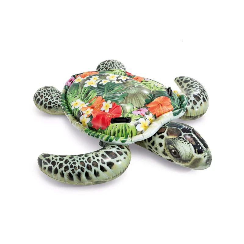 Cavalcabile Tartaruga Marina Realistica 150x127cm Verde INTEX