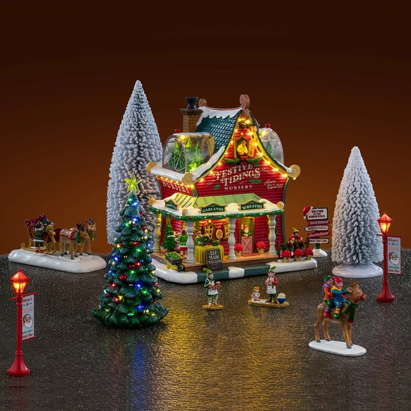 Festive Tidings Nursery Set - LEMAX COD. 66708 adattatore (4.5 V) incluso