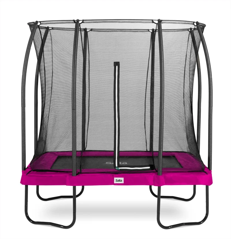 Salta Comfort Edition Trampoline met Veiligheidsnet - 153 x 214 cm - Roze