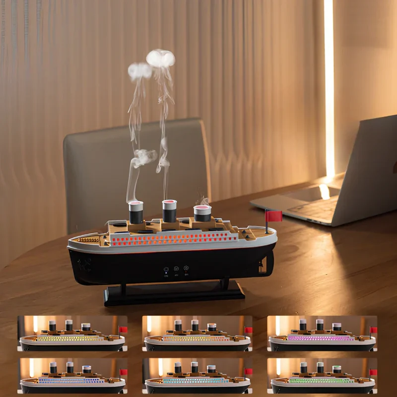 AquaGlide – Titanic skibsfugterlampe med tåge og fjernbetjeningslys