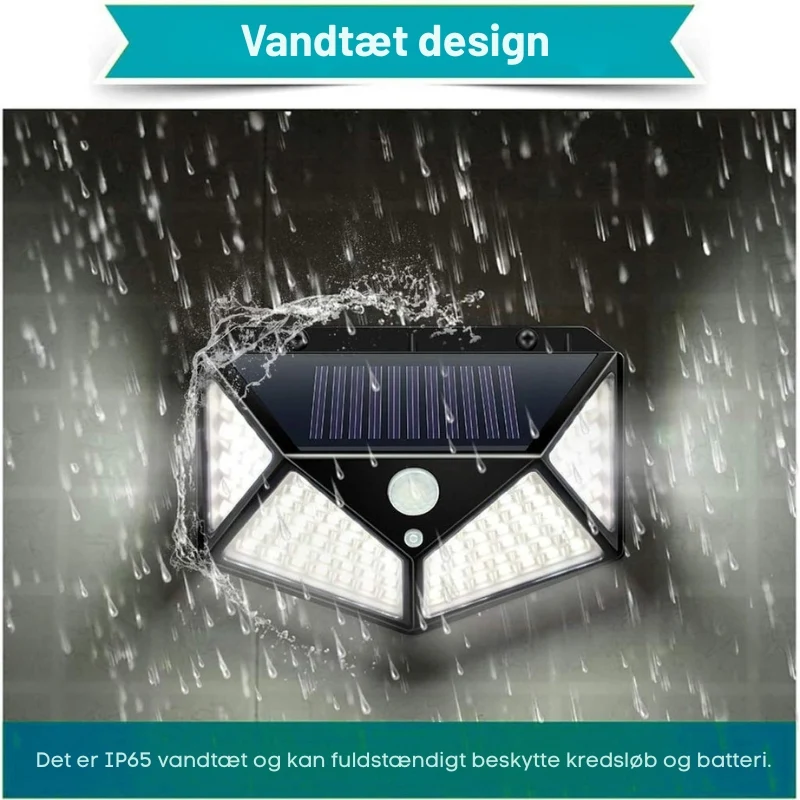 EcoBright – Bevægelsesaktiveret solcellelys til pålidelig udendørs belysning