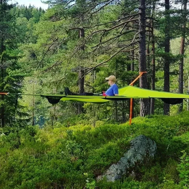 RelaxNest – Rummelig hængekøje til flere personer til behagelig udendørs afslapning og sjov