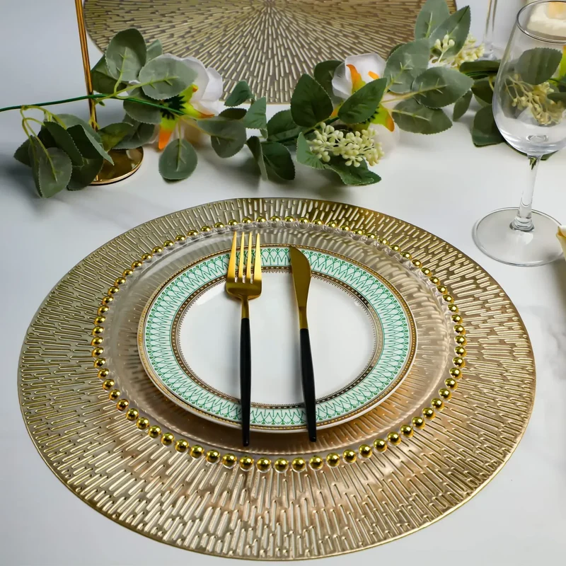 GlamTable - Elegant rund Spoon dækkeserviet til at forbedre dit spisebord