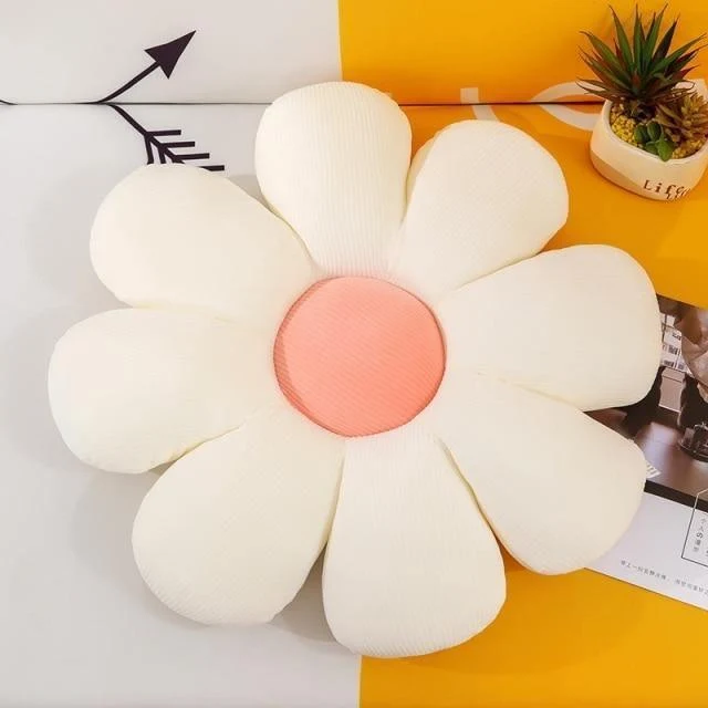PetalPuff – Legende blomsterformet pude med sjovt design til hyggeligt liv