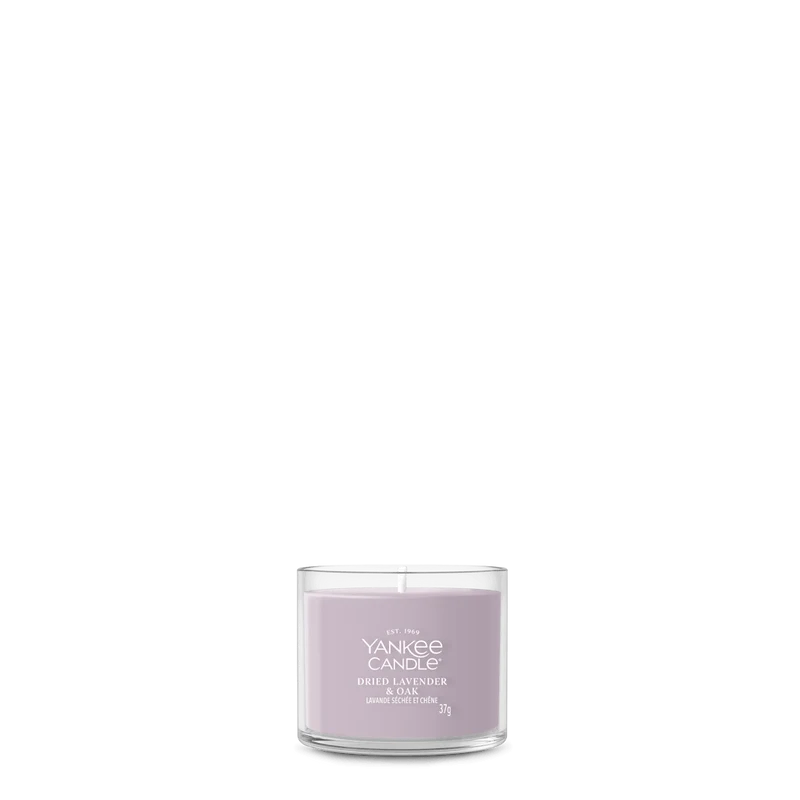 Candela Votive Singola Dried Lavender & Oak 37g Viola Yankee Candle