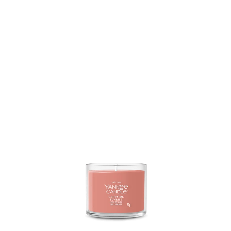 Candela Votiva Cliffside Sunrise 97g Arancione Yankee Candle