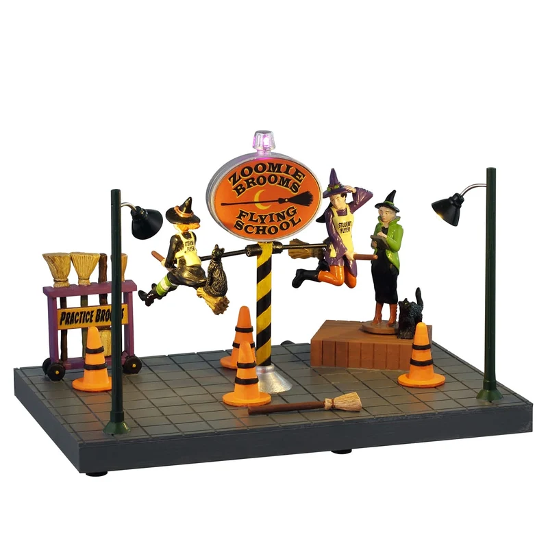 Zoomie Brooms Flying School - LEMAX COD. 54434