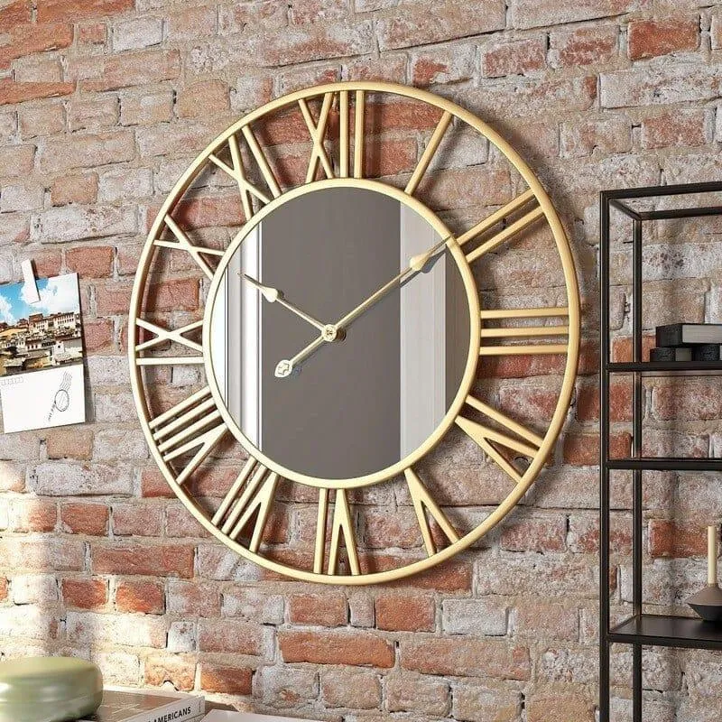 TimeCraft – Stilfuldt vægur med tidløse romertal og elegant design med åben skive