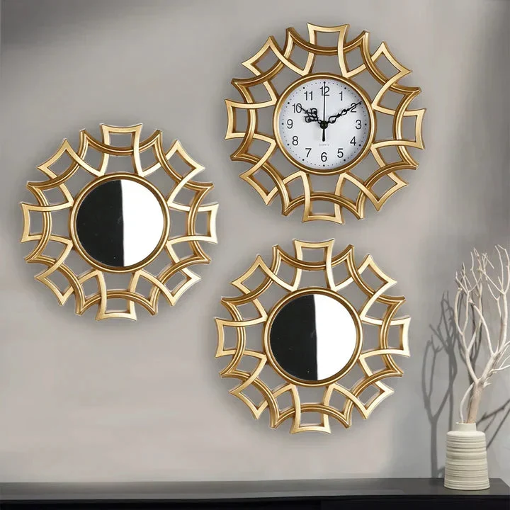 OpalTime – Elegant ur- og spejlsæt til sofistikeret moderne design og stil