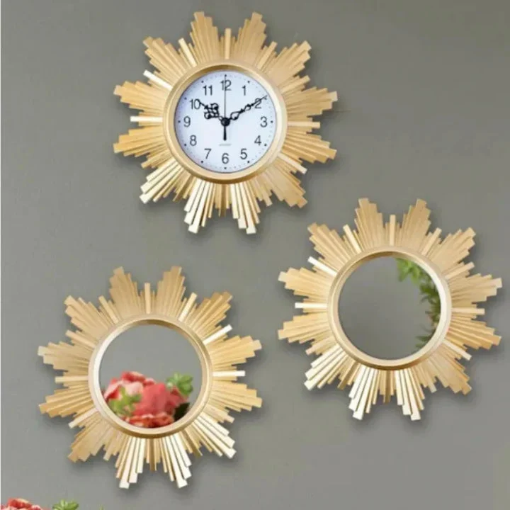 OpalTime – Elegant ur- og spejlsæt til sofistikeret moderne design og stil