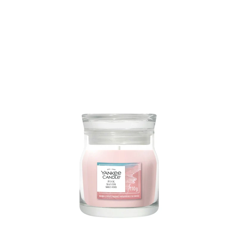 Candela Giara Piccola Signature Pink Sands 110g Rosa Yankee Candle