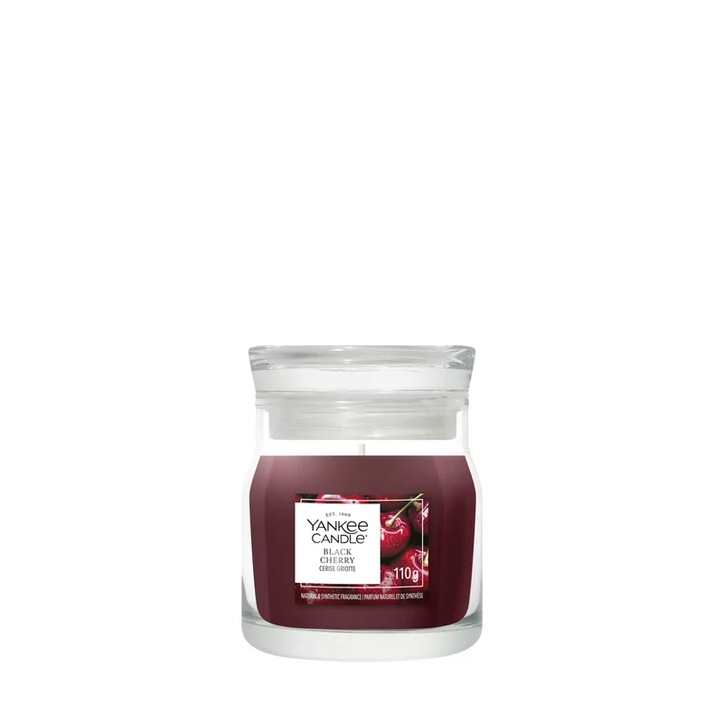 Candela Black Cherry 110g Rosso Yankee Candle