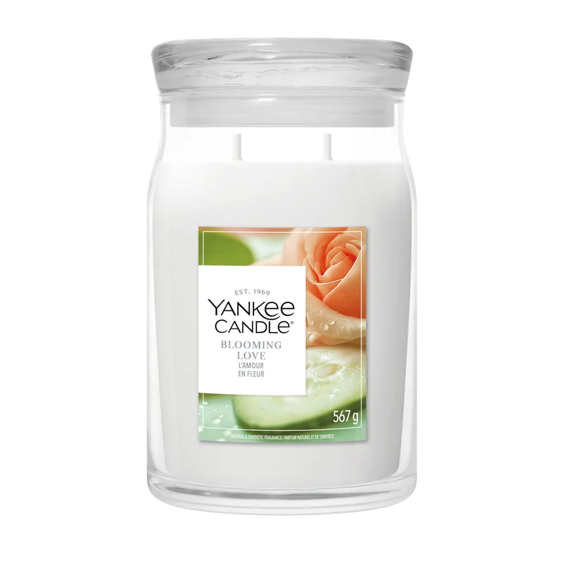Candela Blooming Love 567g Bianco Yankee Candle