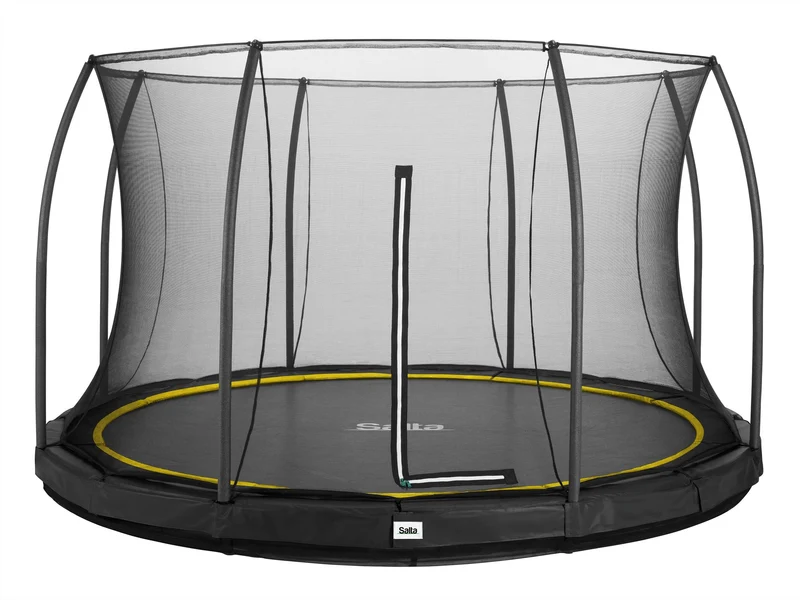 Salta Comfort Edition Ground Trampoline met Veiligheidsnet - 366 cm - Zwart