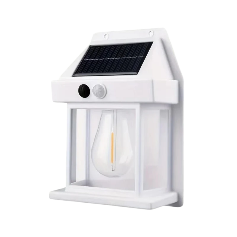 LumiGlow - Vejrbestandig solcelle-væglampe med bevægelsesdetektering | 1+1 Gratis