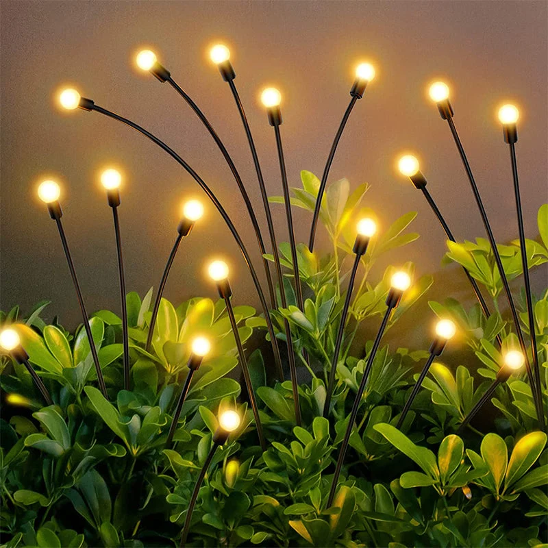 TwinkleFlame - Solcelledrevne udendørslamper med blød belysning | 1+1 Gratis