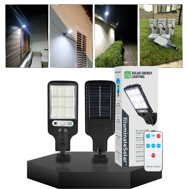 RayLux - Automatisk LED-solcellelampe til haver og indkørsler | 1+1 Gratis