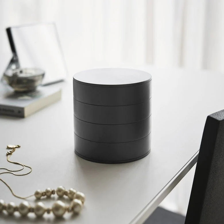TwistStack – Drejbar Smykkeorganizer med Flersidet Opbevaringsdesign