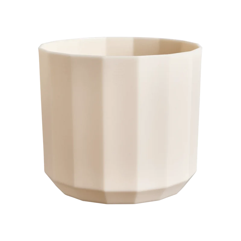 Vaso Facet Round D17 x H15 cm Rosa Mandorla ELHO