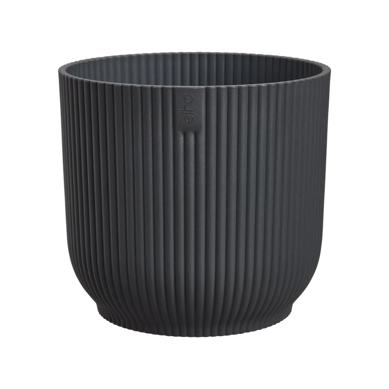 Vaso Vibes Fold Round D 18 x h 17 cm Antracite ELHO