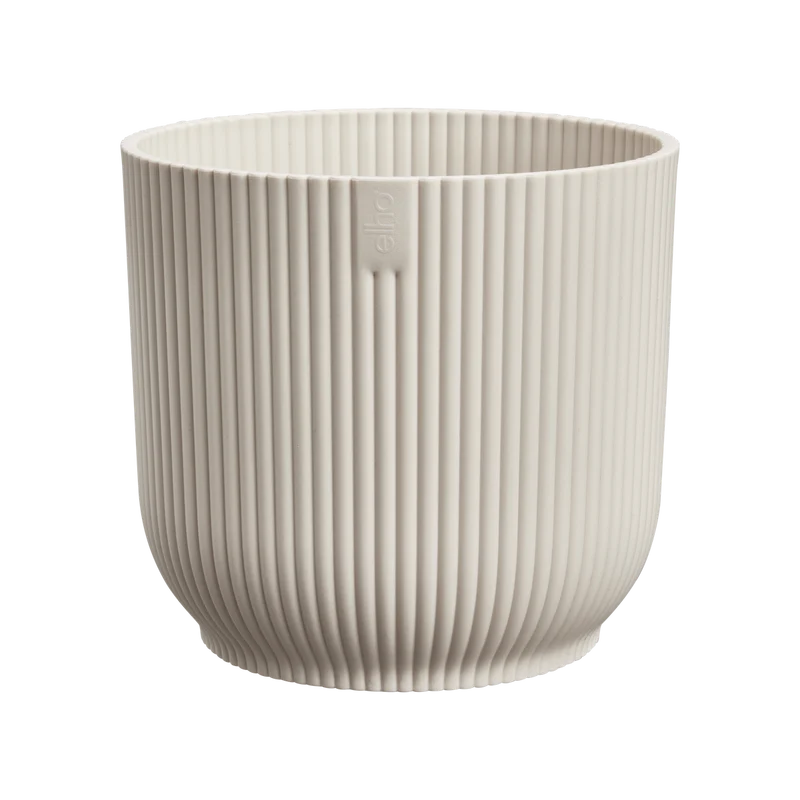 Vaso Vibes Fold Round D 14 x H 13 cm Bianco Lino ELHO