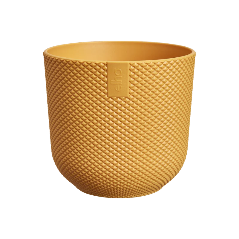 Vaso Jazz Round Mini D 11 x H 10 cm Giallo Ambra ELHO