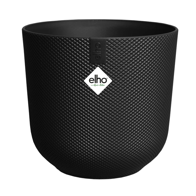 Vaso Jazz Round Mini D 11 x h 10 cm Nero ELHO