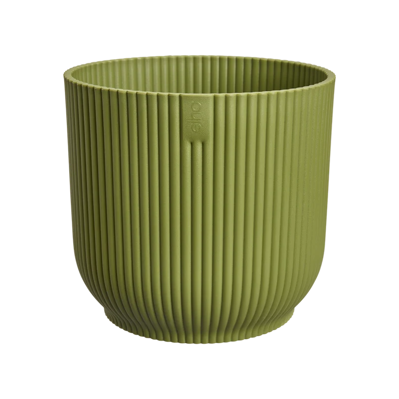 Vaso Vibes Fold Round D 14 x H 13 cm Verde Felce ELHO