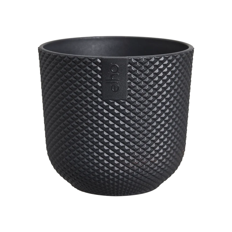 Vaso Jazz Round Mini D 7 x H 7 cm Nero ELHO