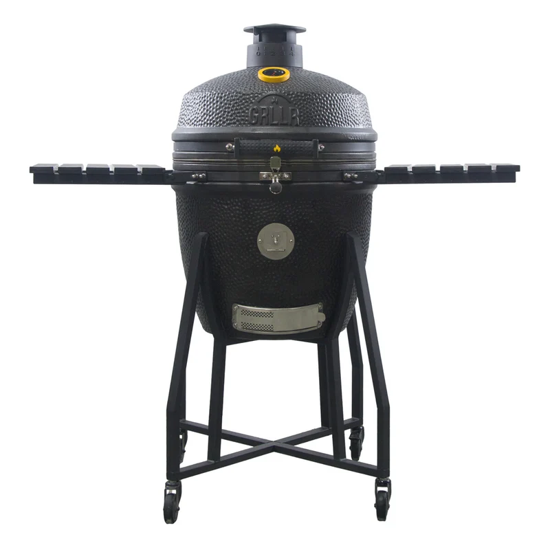 Barbecue a Carbone Ember Kamado Classic L Nero Opaco con Carrello GRLLR