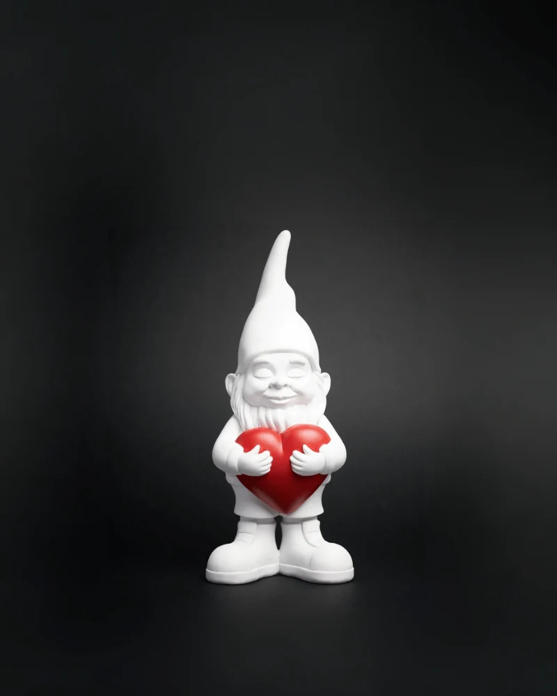 STATUETTA LOVER WHITE 12 CM