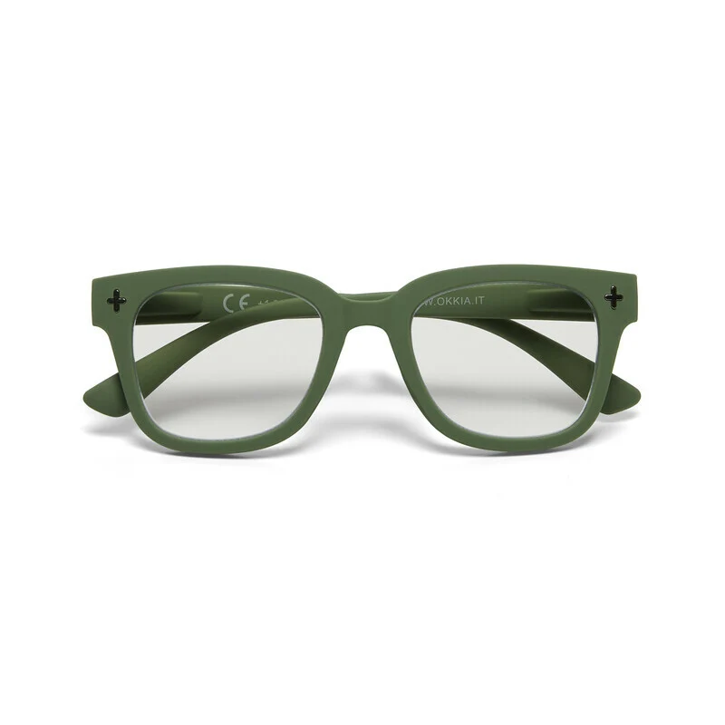 Occhiali da Lettura Giovanni 2.50 Verde OKKIA