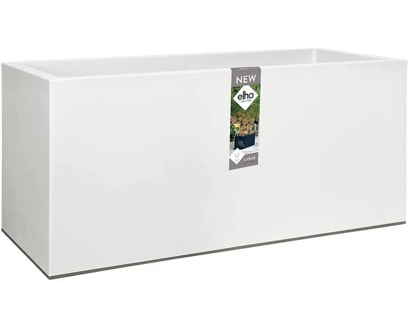 Fioriera Rettangolare Vivo Matt Finish 90cm Bianco ELHO